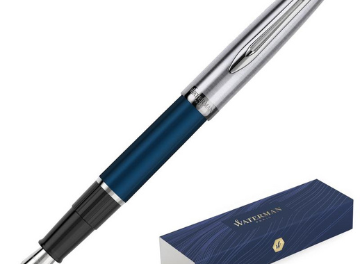 Ручка перьевая Waterman Embleme Blue синяя (артикул производителя 2100380)